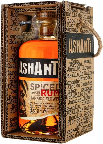 Ром Ashanti Spiced, gift box, 0.7 л