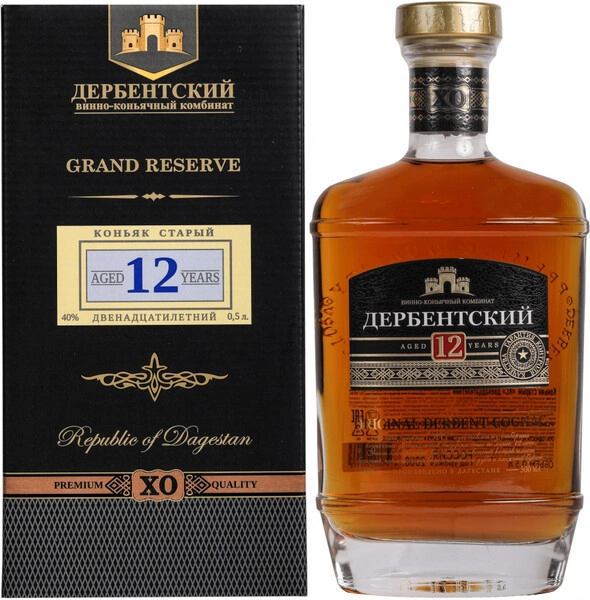 Коньяк ДВКК, 12-летний КС, в подарочной коробке, 0.5 л