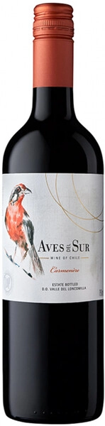 Вино Vina Carta Vieja, Aves del Sur Carmenere, Valle del Loncomilla DO, 2023