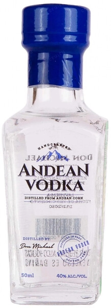 Водка Andean Vodka, 50 мл