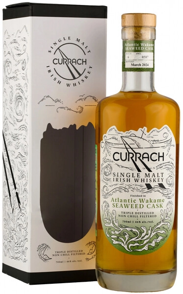 Виски "Currach" Atlantic Wacame Seaweed Cask, gift box, 0.7 л