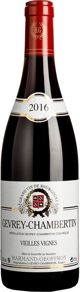 Вино Domaine Harmand-Geoffroy, Gevrey-Chambertin Vieilles Vignes AOC, 2016