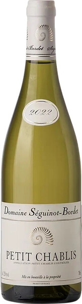 Вино Domaine Seguinot-Bordet, Petit Chablis AOC, 2022