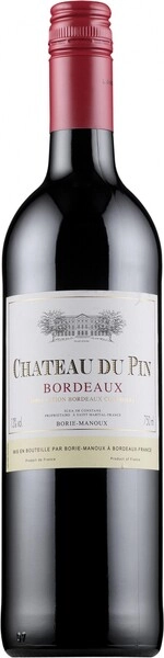 Вино "Chateau du Pin" Rouge, Bordeaux AOC, 2019