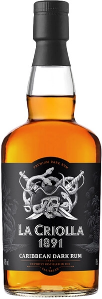 Ром La Criolla Caribbean Dark Rum, 0.7 л