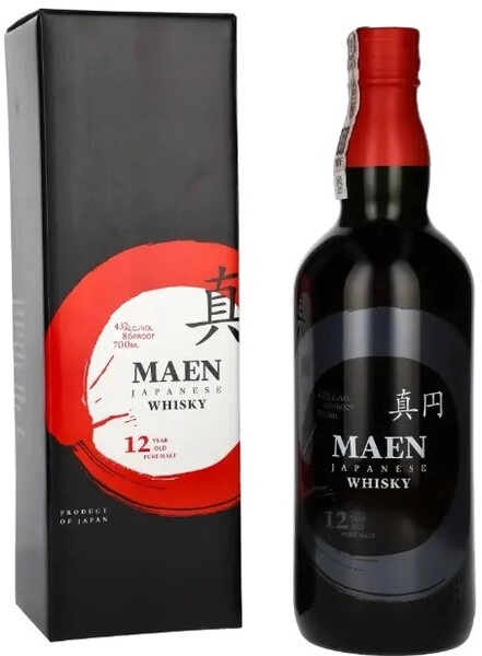 Виски Maen Japanese Whisky 12 Year Old, gift box, 0.7 л