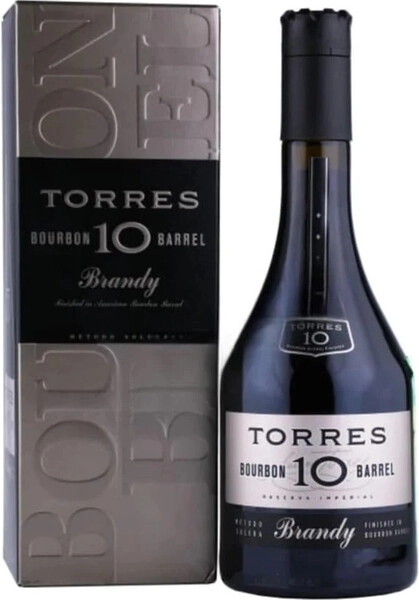Бренди Torres 10 Bourbon Barrel, gift box, 0.7 л