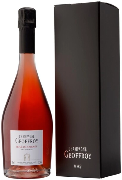 Шампанское Champagne Geoffroy, Rose de Saignee Brut Premier Cru, gift box