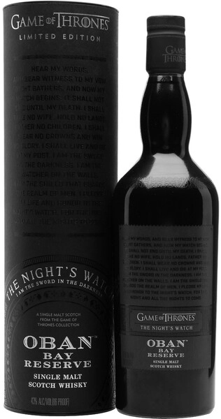 Виски Game of Thrones Oban Bay Reserve, in tube, 0.7 л