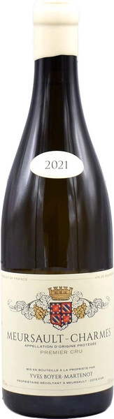 Вино Yves Boyer-Martenot, Meursault-Charmes Premier Cru AOP, 2021