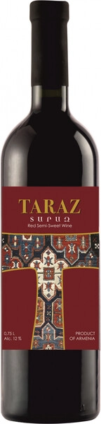Вино Taraz Red Semi-Sweet, 2020