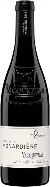Вино Domaine La Monardiere, Les 2 Monardes, Vacqueyras AOC, 2020