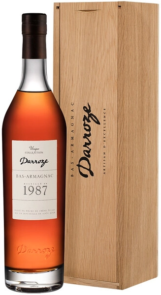 Арманьяк Darroze, Bas-Armagnac Unique Collection, 1987, wooden box, 0.7 л