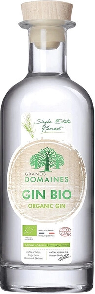 Джин Grands Domaines Single Estate Bio, 0.7 л