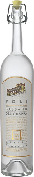 Граппа Poli, Bassano del Grappa Classica, 0.5 л