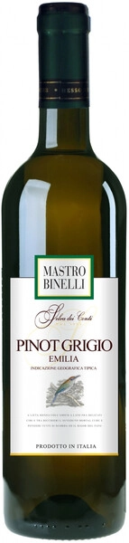 Вино Mastro Binelli Pinot Grigio, Emilia IGT