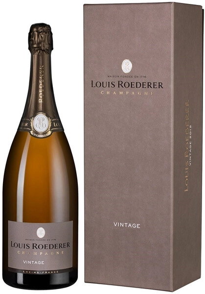 Шампанское Louis Roederer, Brut Vintage, 2015, gift box "Deluxe", 1.5 л