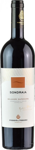 Вино Poggio al Tesoro, Sondraia, Bolgheri Superiore DOC, 2018