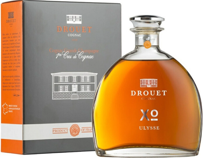 Коньяк Drouet, Ulysse XO, Cognac Grande Champagne AOC, gift box, 0.7 л