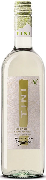 Вино TINI Organic Grecanico-Pinot Grigio terre Siciliane IGT, 2021