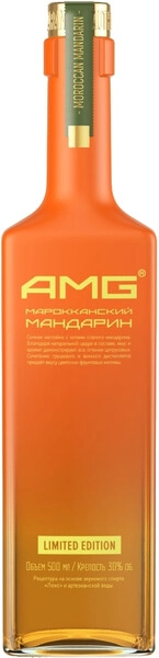 Ликер "АМГ" Марокканский Мандарин, настойка полусладкая, 0.5 л