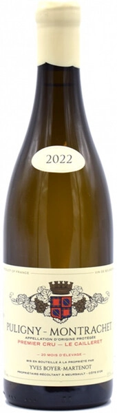Вино Yves Boyer-Martenot, Puligny-Montrachet Premier Cru "Le Cailleret" AOP, 2022
