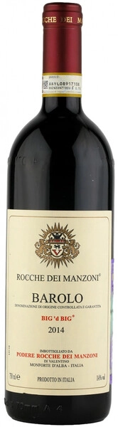 Вино Rocche dei Manzoni, Barolo Big'd Big DOCG, 2014