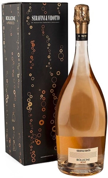Игристое вино Serafini & Vidotto, Bollicine Rose, gift box