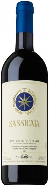 Вино Sassicaia, Bolgheri Sassicaia DOC, 2012