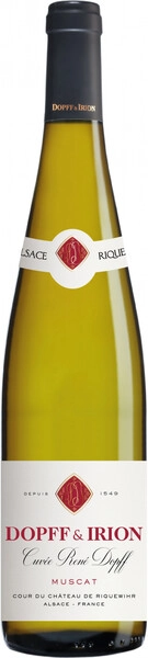 Вино Cuvee Rene Dopff Muscat Sec, Alsace AOC, 2023