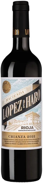 Вино Hacienda Lopez de Haro, Crianza, Rioja DOC, 2022