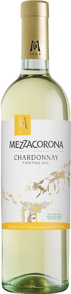 Вино Mezzacorona, Chardonnay, Trentino DOC, 2023
