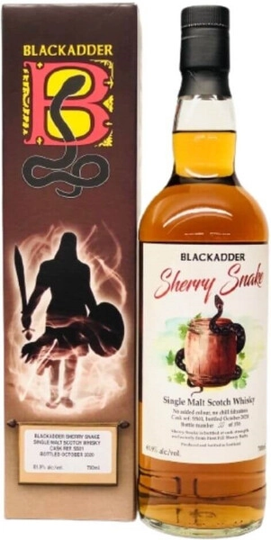Виски Blackadder, Sherry Snake Single Malt, gift box, 0.7 л