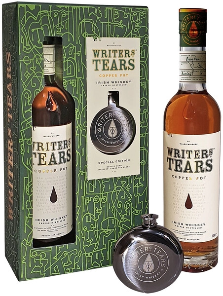 Виски Hot Irishman, Writers Tears Copper Pot, gift box with flask, 0.7 л