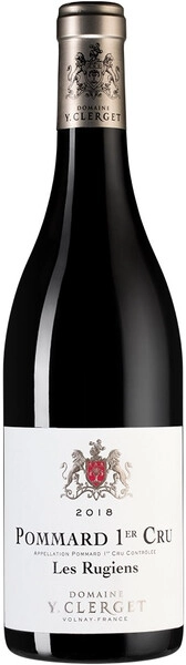 Вино Domaine Yvon Clerget, Pommard 1er Cru Les Rugiens AOC, 2018