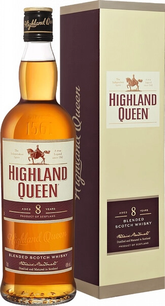 Виски Highland Queen 8 Years Old, gift box, 0.7 л