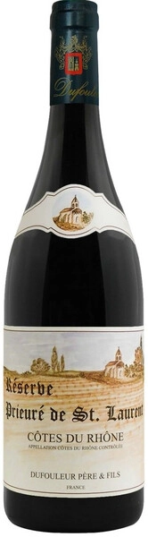 Вино Dufouleur Pere & Fils, Prieure de St. Laurent Reserve, Cotes du Rhone AOC, 2023