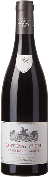 Вино P. & L. Borgeot, Santenay 1er Cru Clos de la Comme AOC, 2021