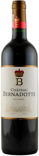 Вино Chateau Bernadotte, Haut-Medoc AOC Cru Bourgeois, 2018
