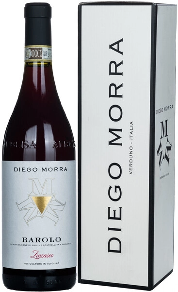 Вино Diego Morra, Barolo "Zinzasco" DOCG, 2020, gift box, 1.5 л