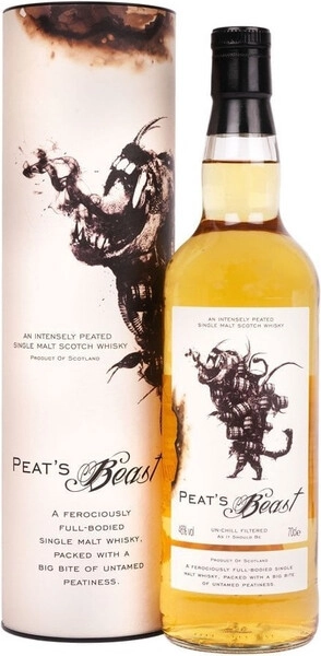 Виски Peat's Beast, Single Malt, in tube, 0.7 л