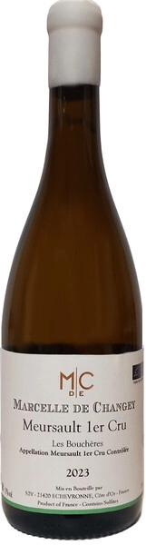 Вино Marcelle de Changey, Meursault Premier Cru "Les Boucheres" АОC, 2023