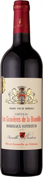 Вино Chateau les Gravieres de la Brandille, Bordeaux Superieur AOC, 2019