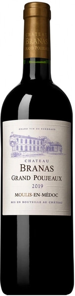 Вино Chateau Branas Grand Poujeaux, Moulis-en-Medoc AOC, 2019