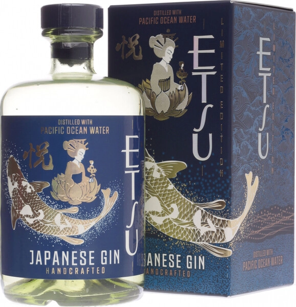 Джин Etsu Pacific Ocean Water, gift box, 0.7 л