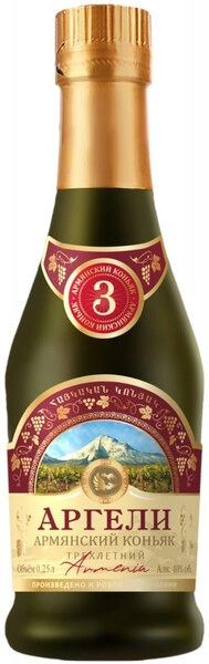 Коньяк "Аргели" 3-летний, 250 мл