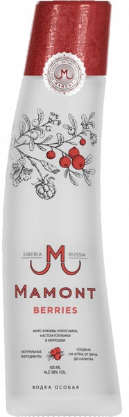 Водка Mamont Berries, 0.5 л