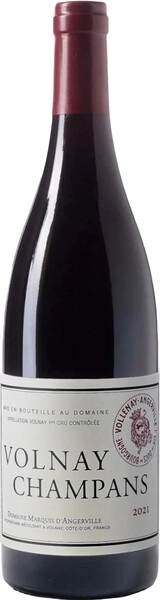 Вино Domaine Marquis d'Angerville, Volnay 1-er Cru Champans AOC, 2021