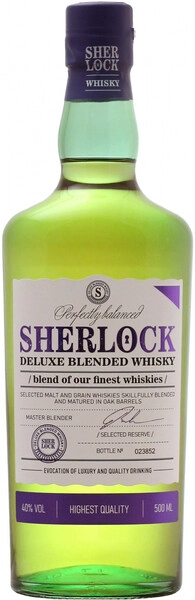 Виски Sherlock Blended Deluxe, 0.5 л