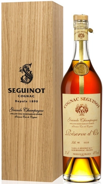 Коньяк Seguinot, Reserve D'Or, 1914, in wooden box, 0.7 л